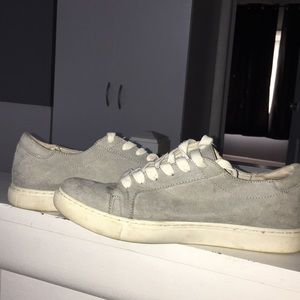 Grey sneakers